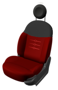 Illustration of colour RED SEAT BLACK INTERIORS