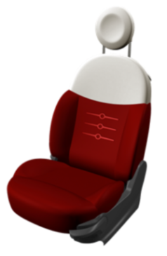 Illustration of colour RED SEAT IVORY INTERIORS