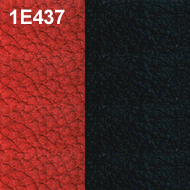 Illustration of colour BLACK RED LEATHER